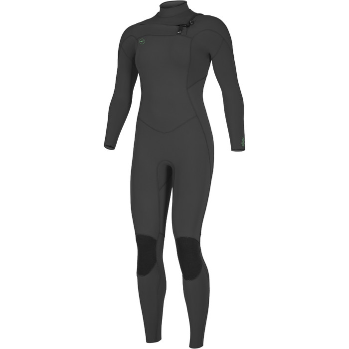 O Neill Womens Ninja Mm Chest Zip Gbs Wetsuit Black